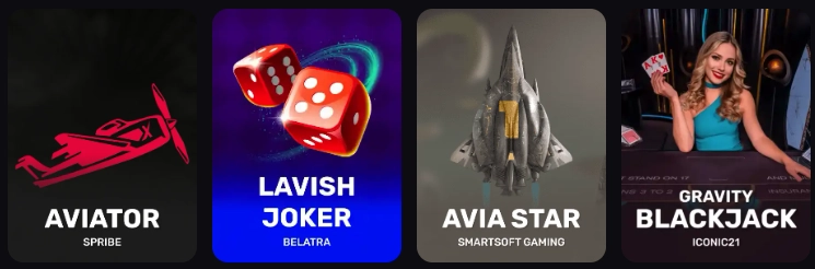 SkyCrown crash games section