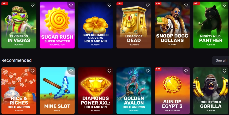 SkyCrown Australia games library